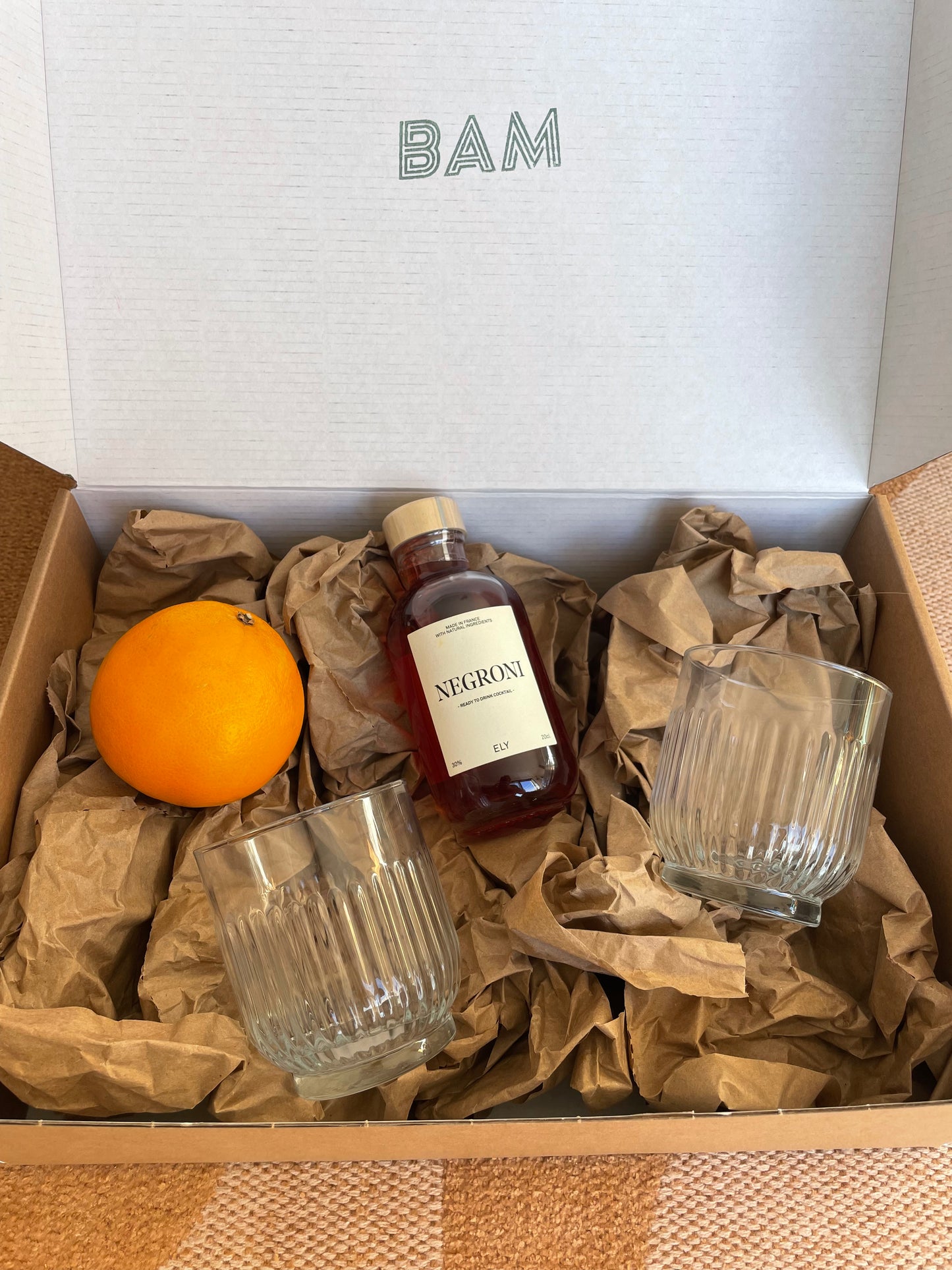 coffret cadeau de Noël cocktail tout prêt
