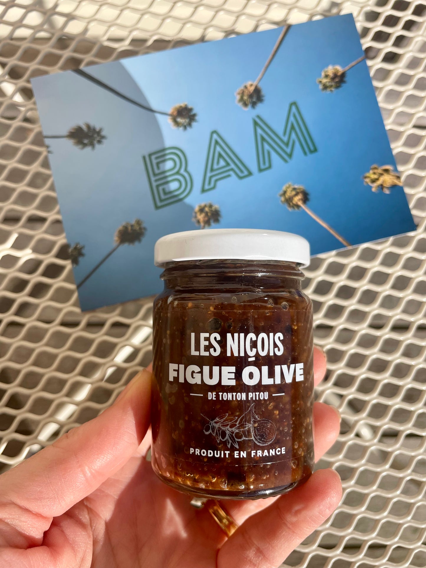 bocal de tartinade figue olive les niçois