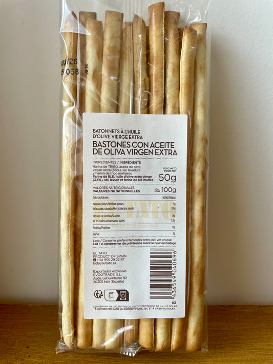 Gressins à l'huile d'olive vierge extra