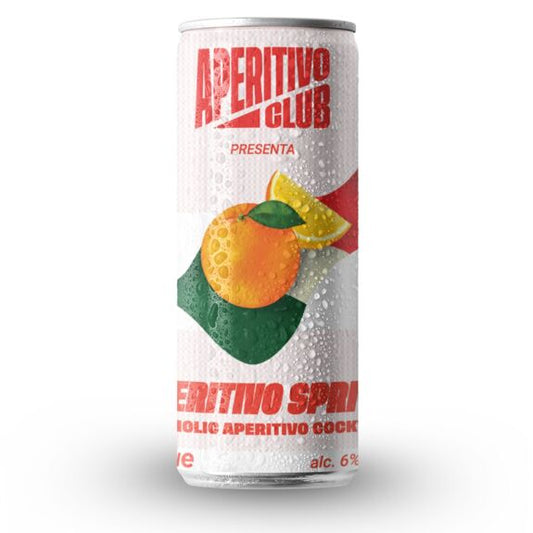 cocktail apéritif spritz en canette prêt à l'emploi