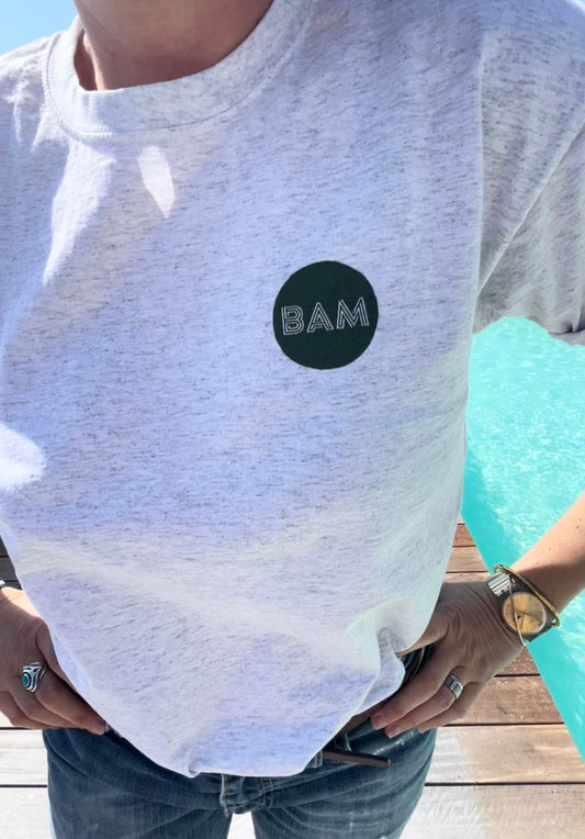 Tee shirt gris chiné