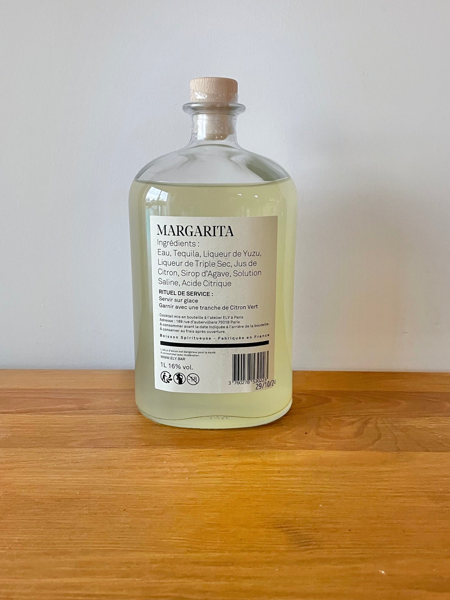 Margarita en bouteille 1L