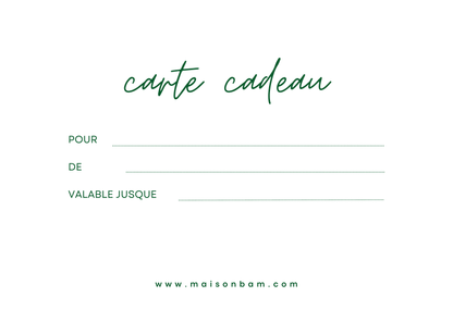 Carte Cadeau