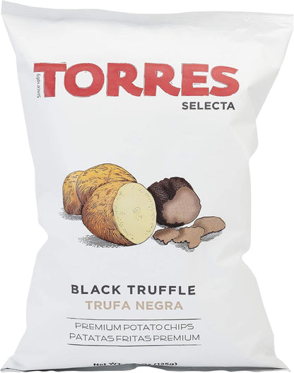 Sachet de Chips Torres à la truffe, apéritif premium pour coffret cadeau Maison BAM