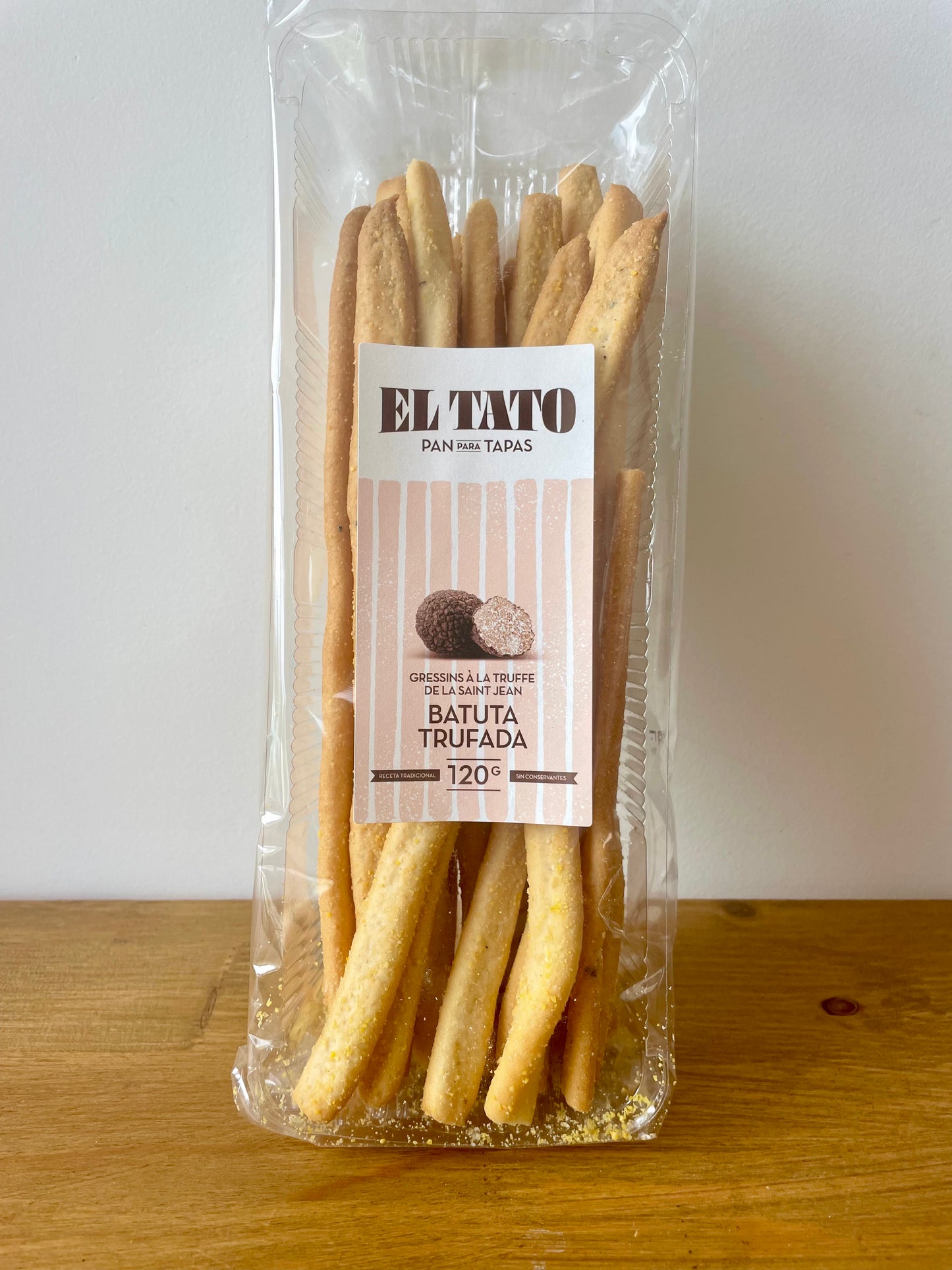 Paquet de grissini à la truffe, biscuits apéritifs italiens pour coffret Truffe Lover