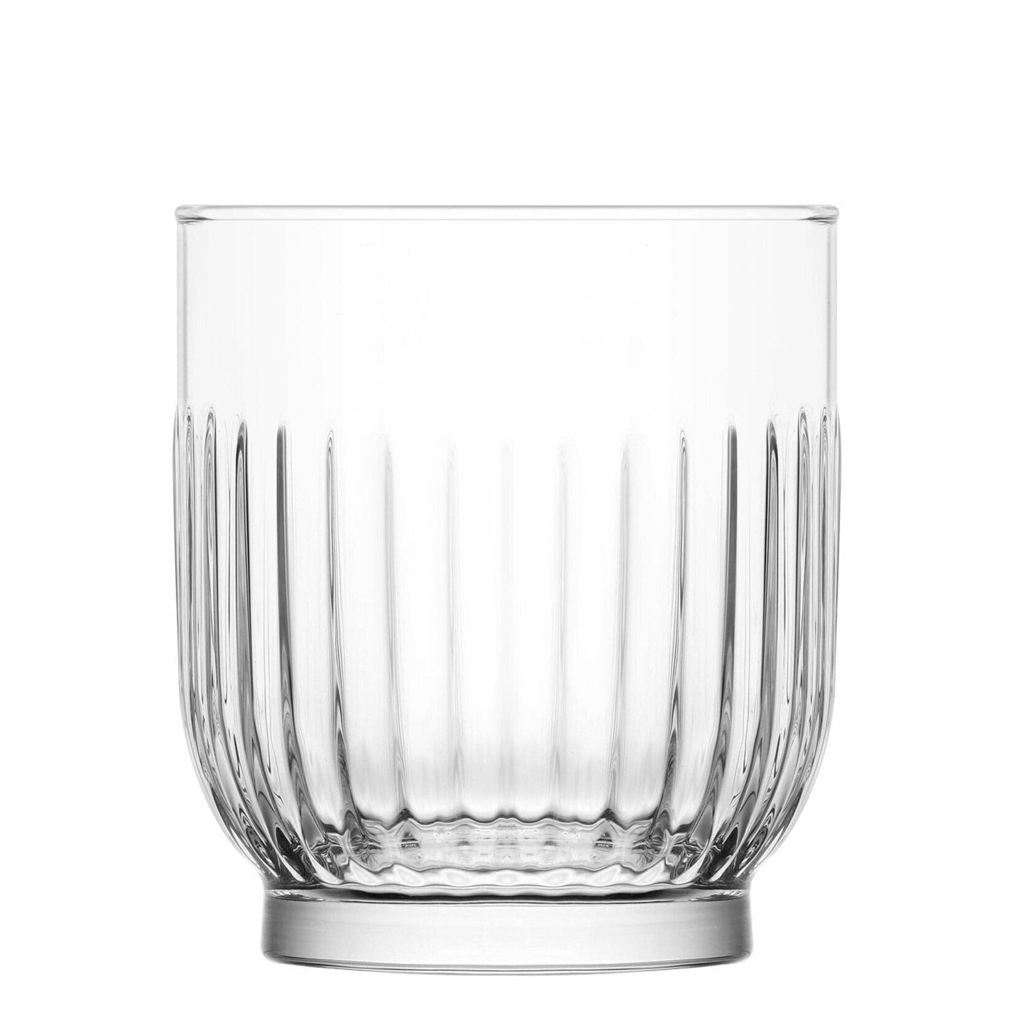 verre bas ciselé au look retro pour cocktails