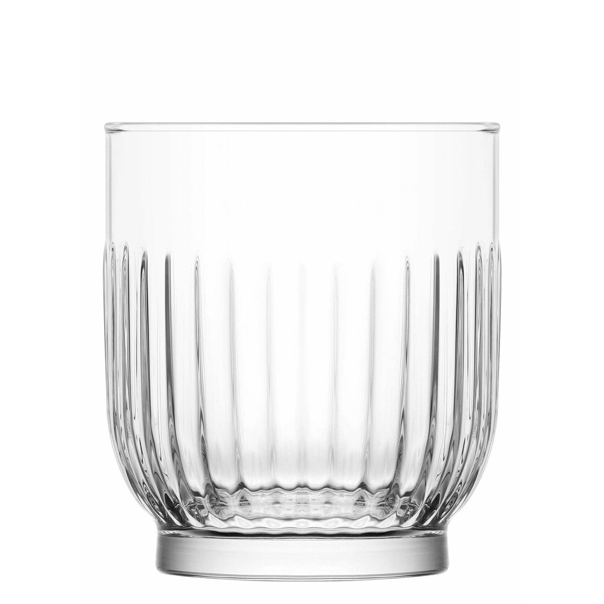 verre bas ciselé au look retro pour cocktails
